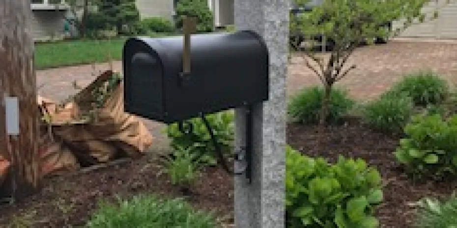 Granite Post Installation 1