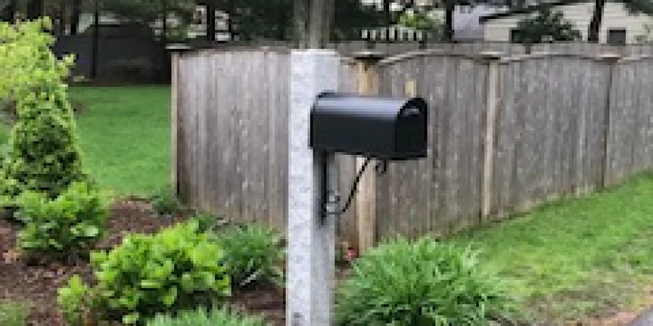 Granite Post Installation