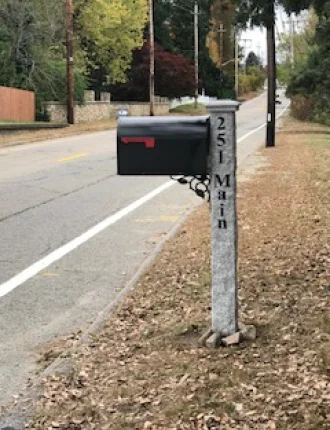 ongoing Granite Post Installation
